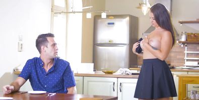 Brunette Angelina Brill has nice pounding with her very talented boyfriend