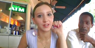 Buddy gets ready to fuck lascivious brunette maiden Tiffany Holiday