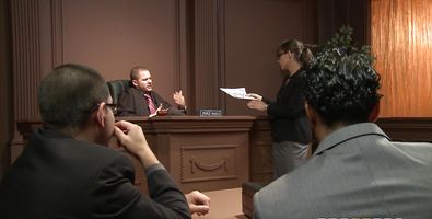 Enticing Madison Parker takes on giant white dangler