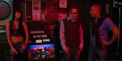 Sensational busty Eva Karera moans loudly while being fucked pretty rough