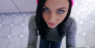 Adorable Whitney Westgate bangs hard