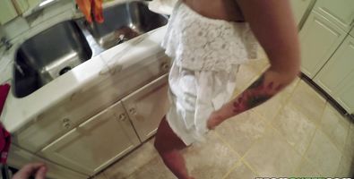 Passionate barely legal Hollie Shields got her perfect cunny filled up with a hard dong until she started moaning