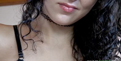 Foxy latin Luna Rubin with curvy natural tits 's big booty looks amazing while being doggy styled